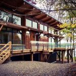 C4 Construction: Custom Cottage, exterior with expansive deck