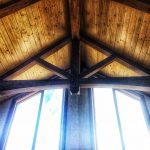 C4 Construction: Custom Cottage, vaulted timber ceiling