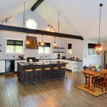 C4 Construction: custom home kitchen / dining area