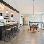 C4 Construction: custom home kitchen / dining area